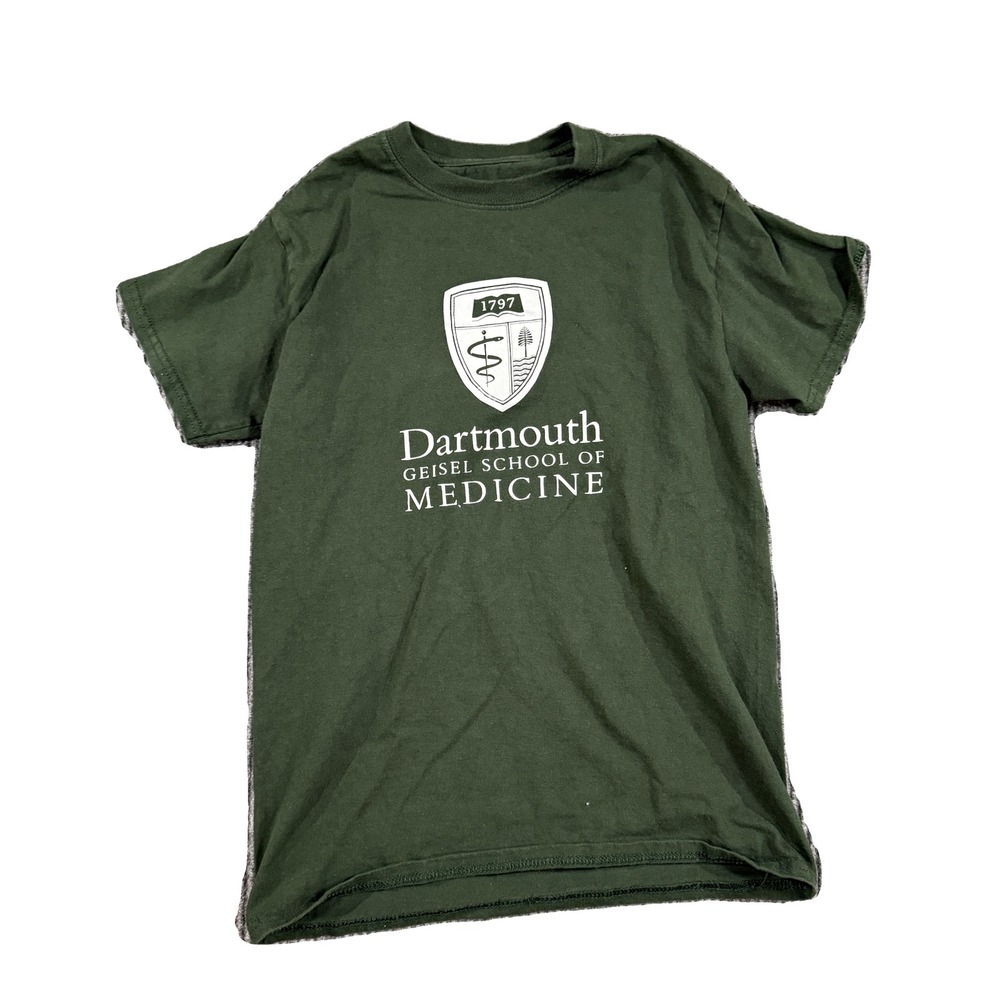 Dartmouth Geisel School of Medicine T-Shirt Green Graphic Tee Mens Medium